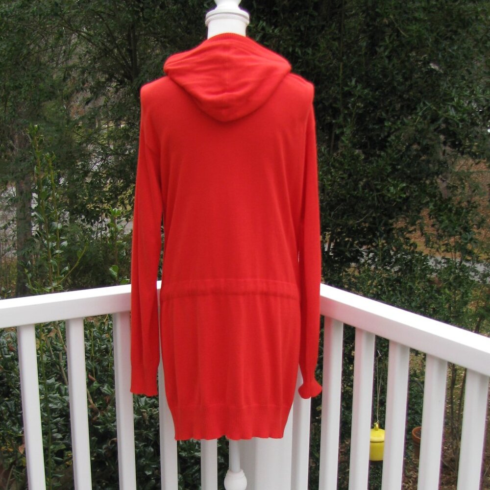 Kenneth Cole New York hooded snap button cardigan sweater Medium luxury style - Picture 4 of 6